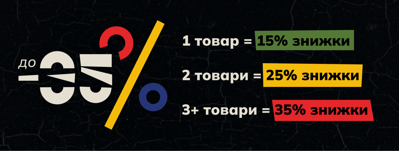 до -35% на весь асортимент